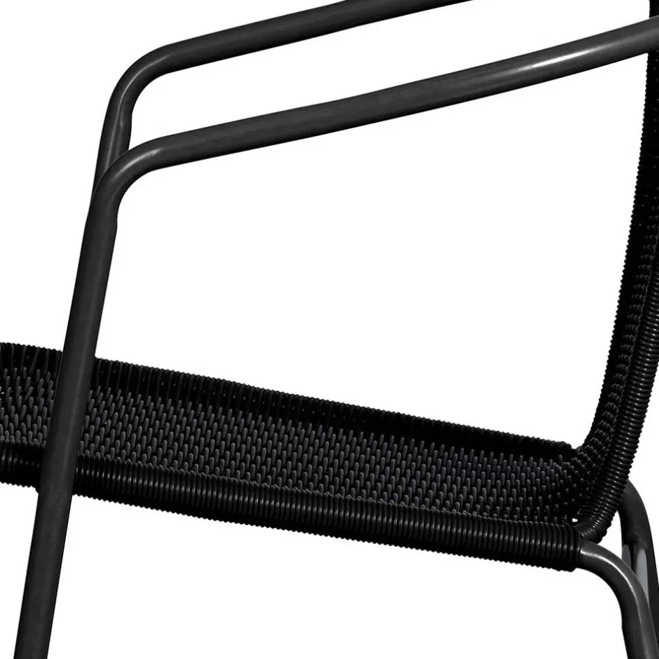 Wohnen Outdoor Stühle aus Kunstrattan - Mondello (4er Set)