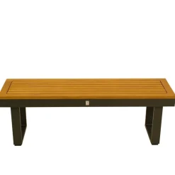 Wohnen Outdoorbank ohne Lehne aus Akazienholz - Abrahams