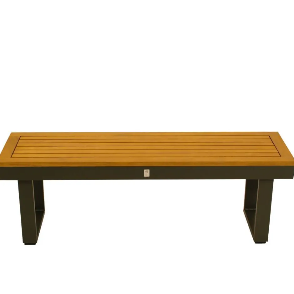 Wohnen Outdoorbank ohne Lehne aus Akazienholz - Abrahams