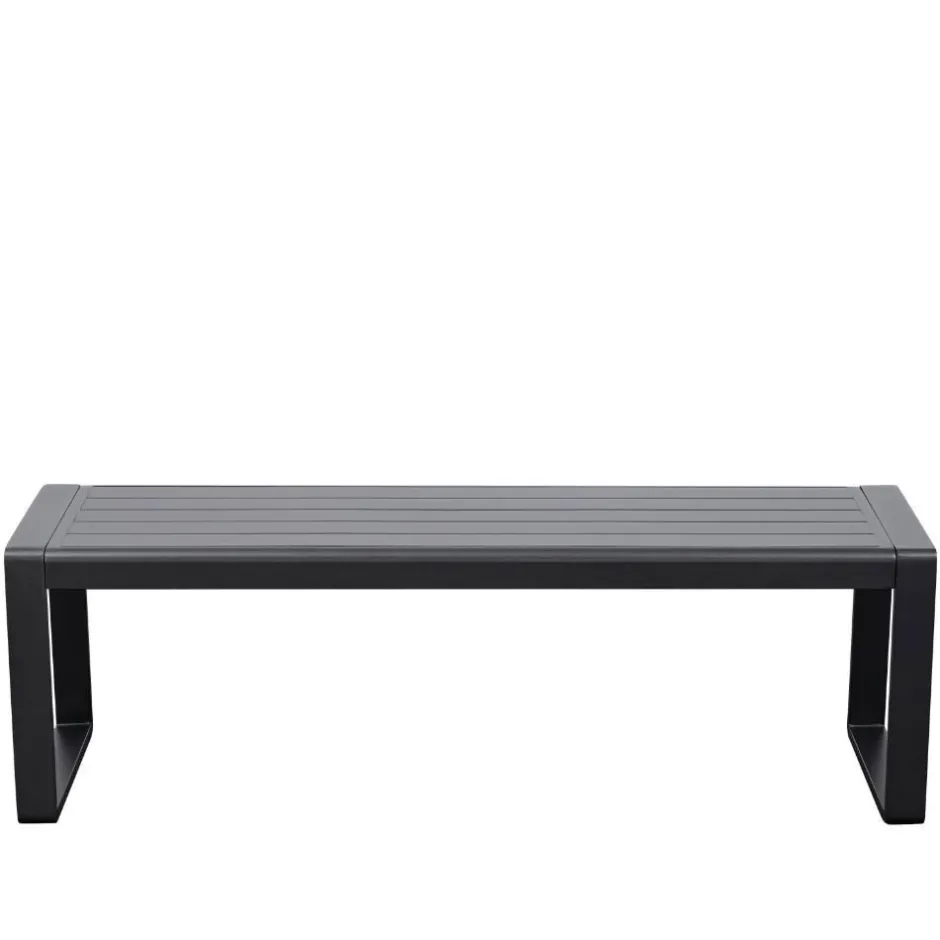 Wohnen Outdoorbank ohne Lehne mit zwei Sitzplätzen - Contrasta