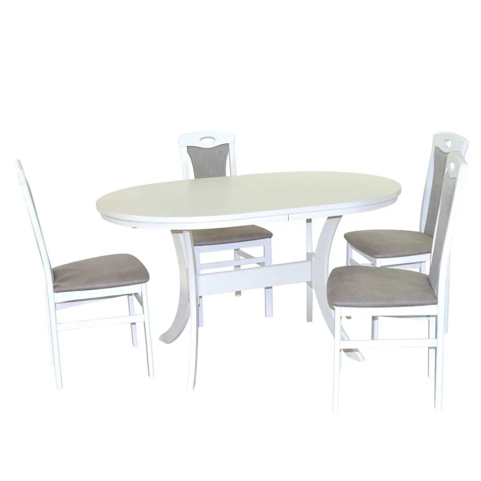 Ovale Sitzgruppe klassisch - Langos (fünfteilig)^Wohnen Clearance