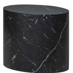 Wohnen Ovaler Beistelltisch mit zylindrischem Design - Same