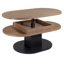 Ovaler Couchtisch höhenverstellbar - Padmas^Wohnen Hot