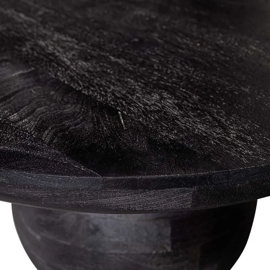 Ovaler Design-Couchtisch in Schwarz - Islando^Wohnen Sale