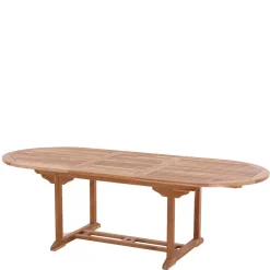 Ovaler Gartentisch verlängerbar - Klahuma I^Wohnen