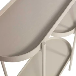 Ovaler Konsolentisch mit drei Ablagen - Piepona^Wohnen