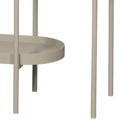 Ovaler Konsolentisch mit drei Ablagen - Piepona^Wohnen