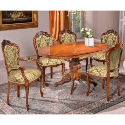 Ovaler Tisch & fünf Stühle - Ursanna (sechsteilig)^Wohnen Hot