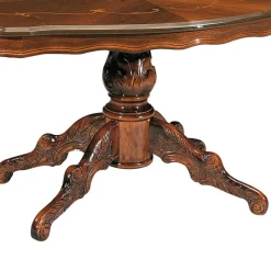 Ovaler Wohnzimmertisch Magari in Nussbaum Braun^Wohnen Clearance