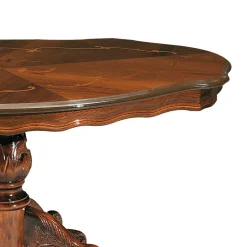 Ovaler Wohnzimmertisch Magari in Nussbaum Braun^Wohnen Clearance