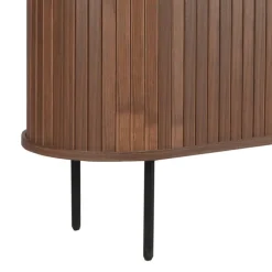 Wohnen Ovales Highboard mit Schiebetüren - Arura