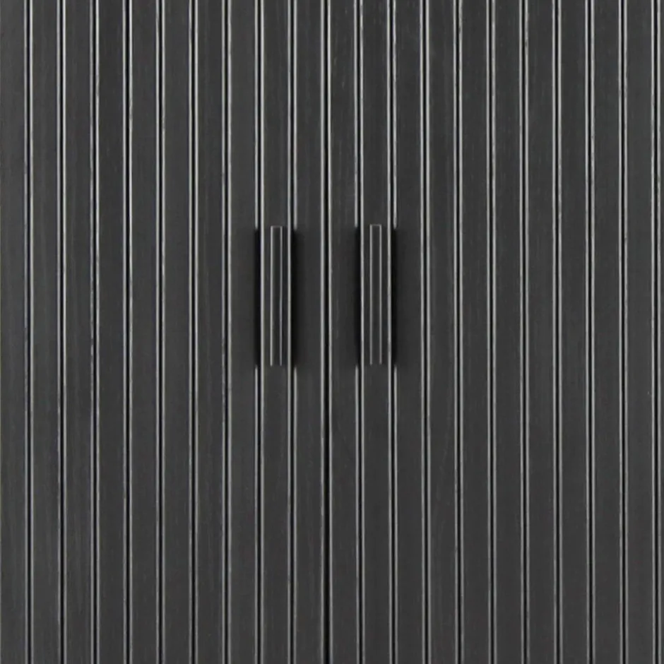 Ovales Schiebetüren-Highboard im Retro Design - Lurymav^Wohnen Outlet