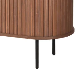 Wohnen Ovales Sideboard mit Schiebetüren - Arura