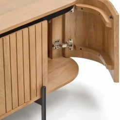 Ovales TV Board 200x55x43 cm - Ilvenda^Wohnen Sale