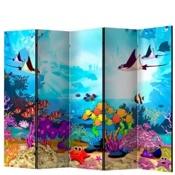 Paravent mit Comic Motiv Unterwasserwelt - Harriss^Wohnen Clearance