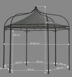 Wohnen Pavillon Pauli für Garten