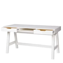 Wohnen PC Tisch Luciane in Weiß