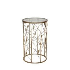 Pflanzenhocker Jarana in Gold^Wohnen Outlet