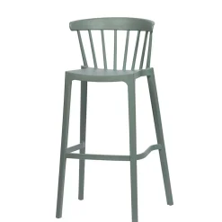 Pflegeleichter Barstuhl in Graugrün - Ecdo (2er Set)^Wohnen Sale