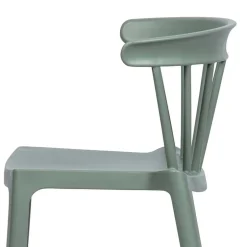 Pflegeleichter Barstuhl in Graugrün - Ecdo (2er Set)^Wohnen Sale