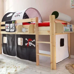 Piraten Halbhochbett Winner aus Kiefer Massivholz^Wohnen New