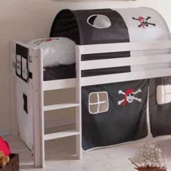 Kinder Wohnen Piraten Spielbett Buono mit Rutsche