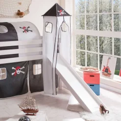Kinder Wohnen Piraten Spielbett Buono mit Rutsche