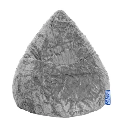 Plüsch Sitzsack Melicus in Grau^Wohnen Hot