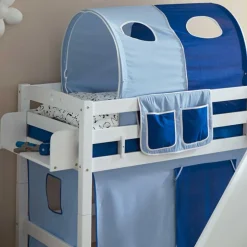 Podest Rutschebett in Weiß Buchenholz - Balanza^Wohnen