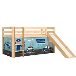 Polizei Hochbett mit Rutsche - Kantuna^Wohnen New