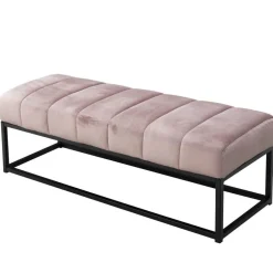 Wohnen Polsterbank in Rosa und Schwarz - Pirna