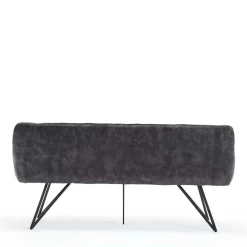 Polsterbank mit Armlehnen in Anthrazit - Mascaro^Wohnen Hot