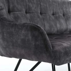 Polsterbank mit Armlehnen in Anthrazit - Mascaro^Wohnen Hot