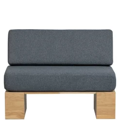 Polsterbank mit Rückenlehne in Grau - Ciannas^Wohnen Online