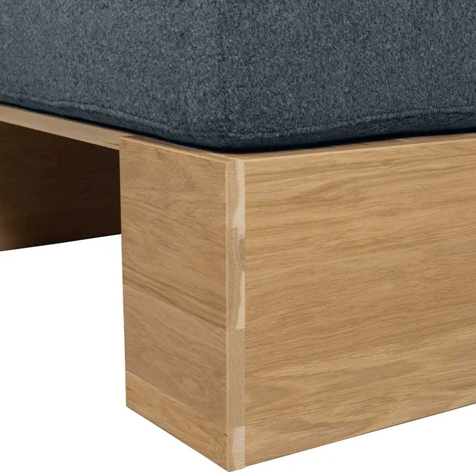 Polsterbank mit Rückenlehne in Grau - Ciannas^Wohnen Online