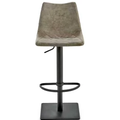 Wohnen Polster-Barstuhl in Schlamm & Schwarz - Ossika