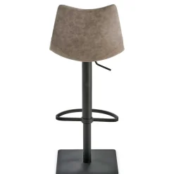 Wohnen Polster-Barstuhl in Schlamm & Schwarz - Ossika