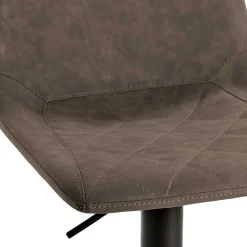 Wohnen Polster-Barstuhl in Schlamm & Schwarz - Ossika