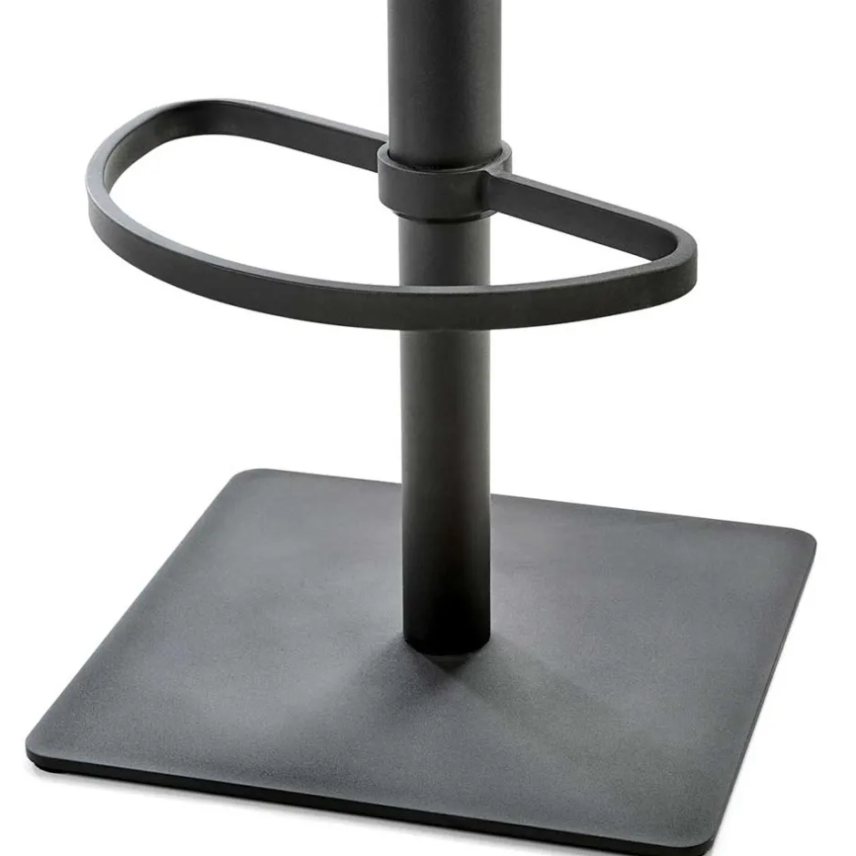 Wohnen Polster-Barstuhl in Schlamm & Schwarz - Ossika