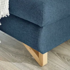 Wohnen Polsterecke Schlafsofa in Blau - Baonga