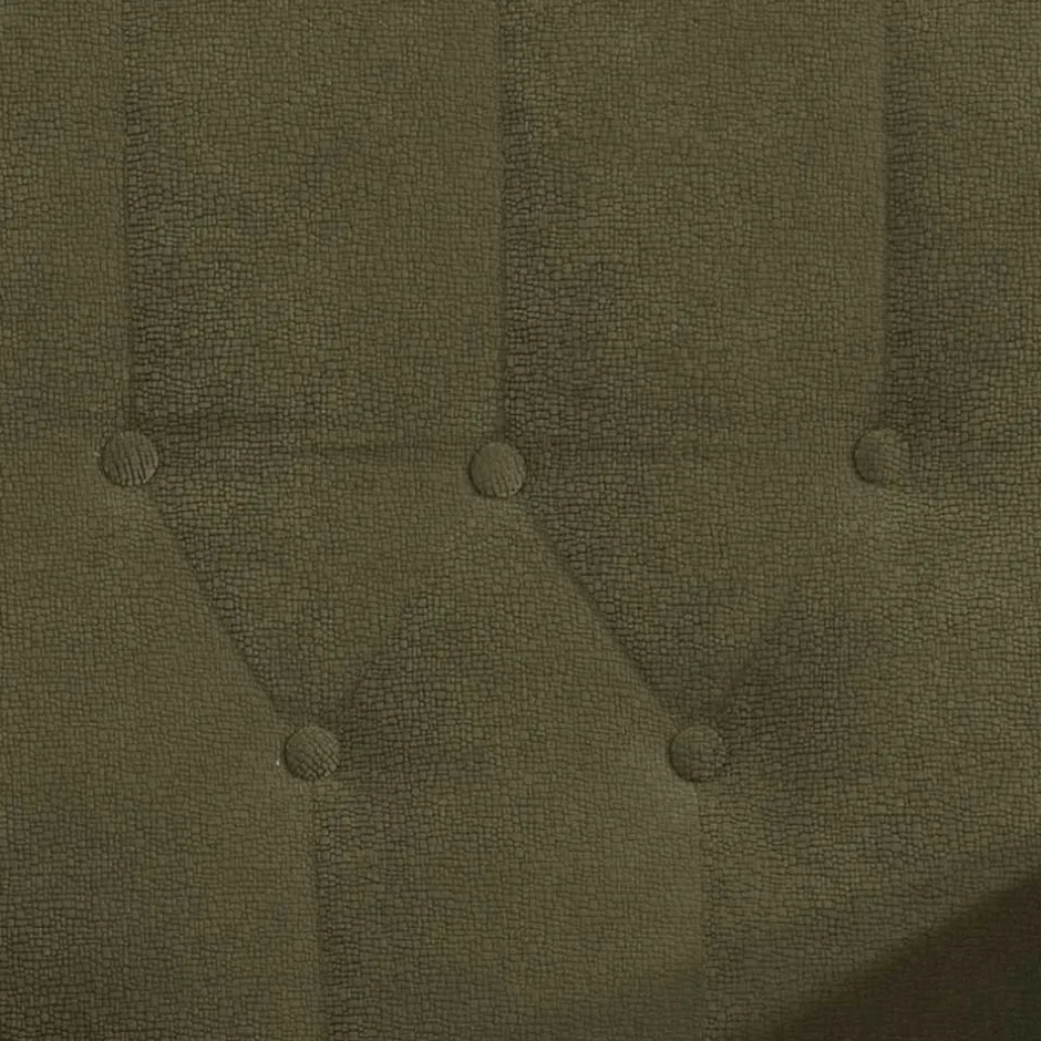 Polstergarnitur in Dunkelgrün Flockstoff - Ramira (dreiteilig)^Wohnen Best