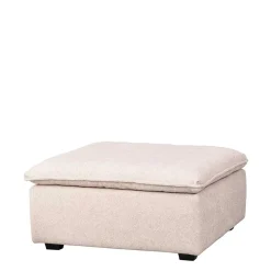 Wohnen Polsterhocker in Beige Stoff - Praia