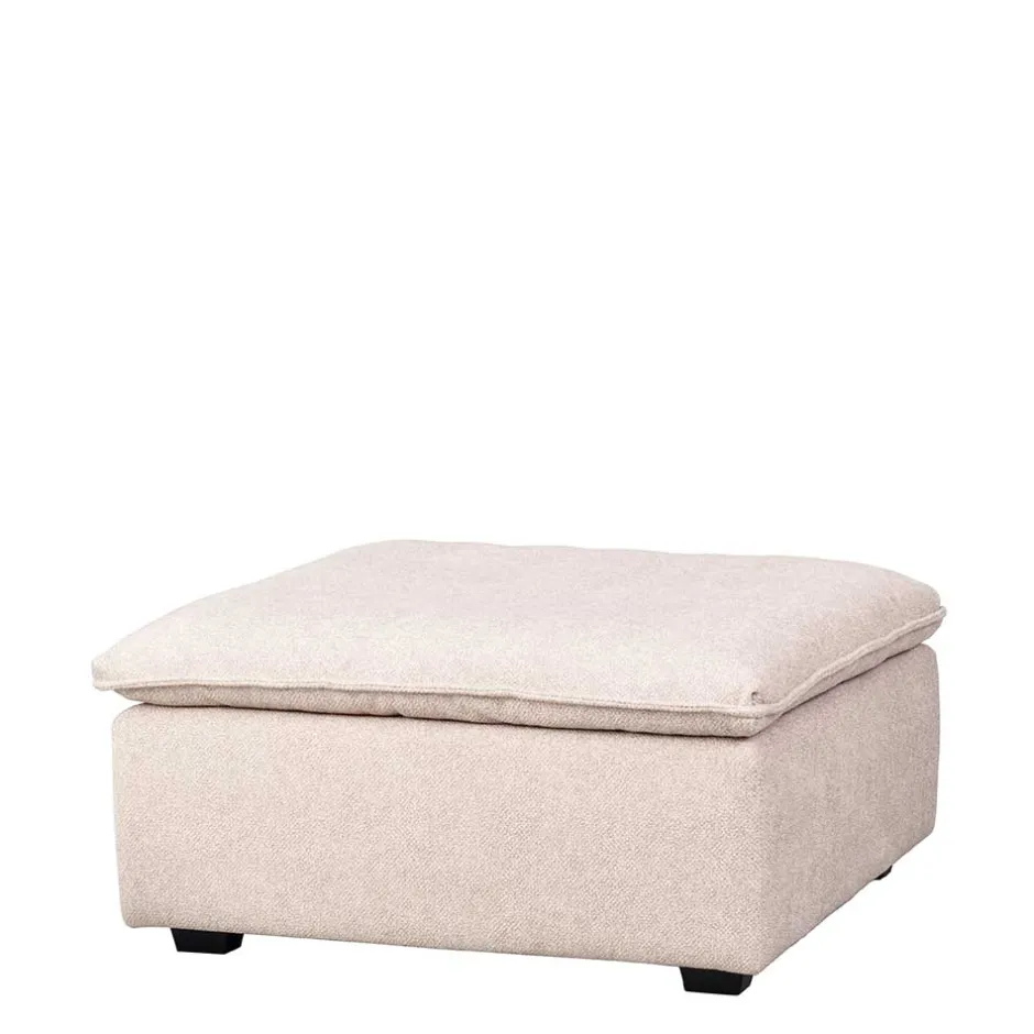 Wohnen Polsterhocker in Beige Stoff - Praia