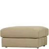 Polsterhocker in Beige Webstoff - 98x44x90 cm - Barocara^Wohnen New