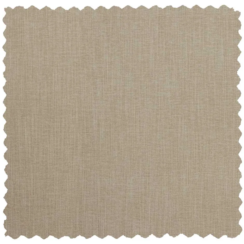 Polsterhocker in Beige Webstoff - 98x44x90 cm - Barocara^Wohnen New