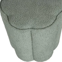 Wohnen Polsterhocker in Blaugrau Boucle - Ruffos (2er Set)