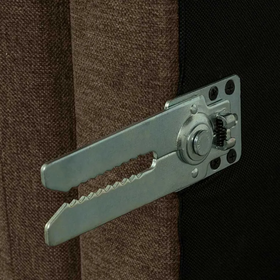 Wohnen Polsterhocker in Braun und Schwarz - Ravonia