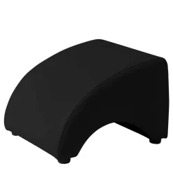 Wohnen Polsterhocker in Schwarz und Buche - Leverias