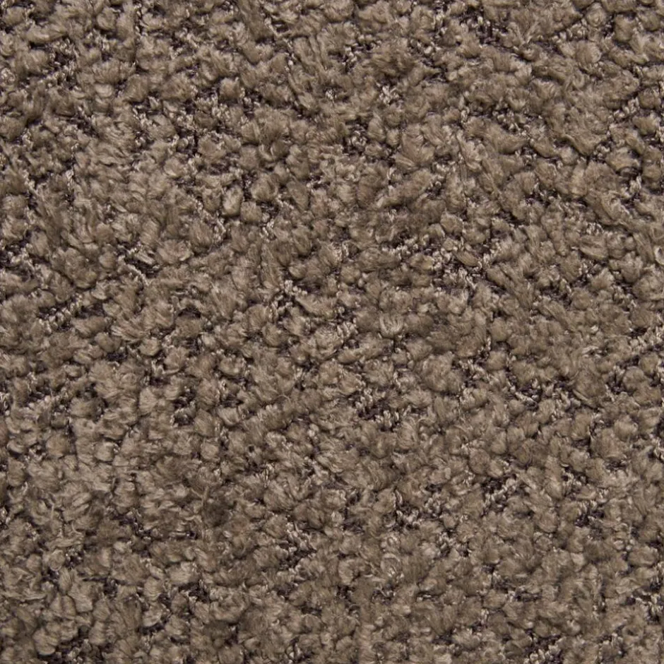 Wohnen Polsterhocker mit Truhe in Braun Boucle - Pasterra