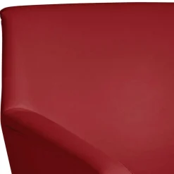 Polstersessel aus rotem Kunstleder - Jymma^Wohnen New